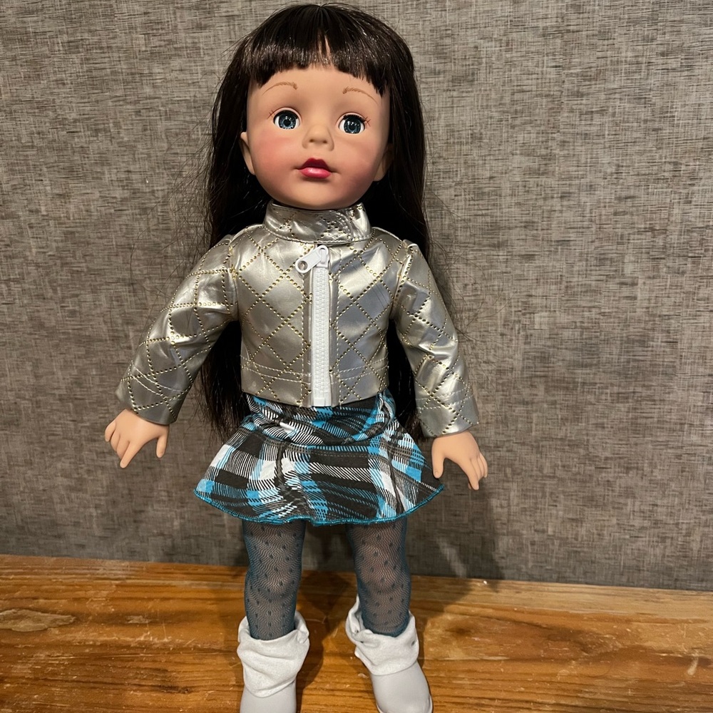 New 18” Madame Alexander Play Doll Removable Wig